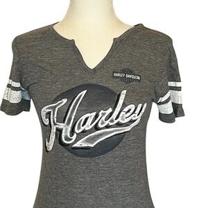 Harley-Davidson Gray Short Sleeve Tee